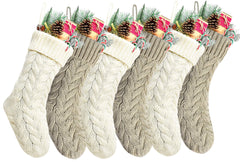 Kunyida bas de Noël devant montrant motif torsadé et look rustique