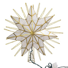 Kurt Adler détail des rayons métalliques ajoutant reflets décoratifs