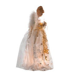Kurt S. Adler ailes plumes blanches créant silhouette aérienne