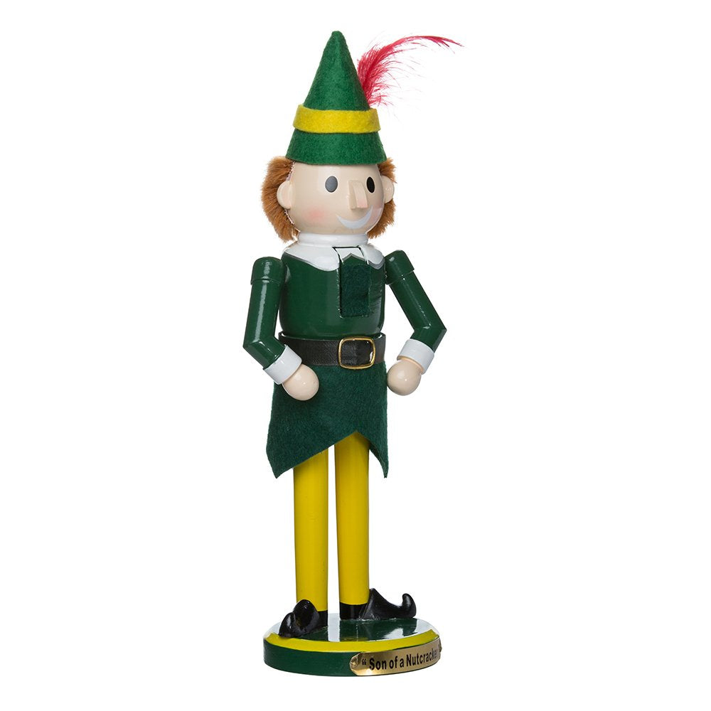 Kurt S. Adler Buddy the Elf vu de face montrant couleurs vives et posture accueillante