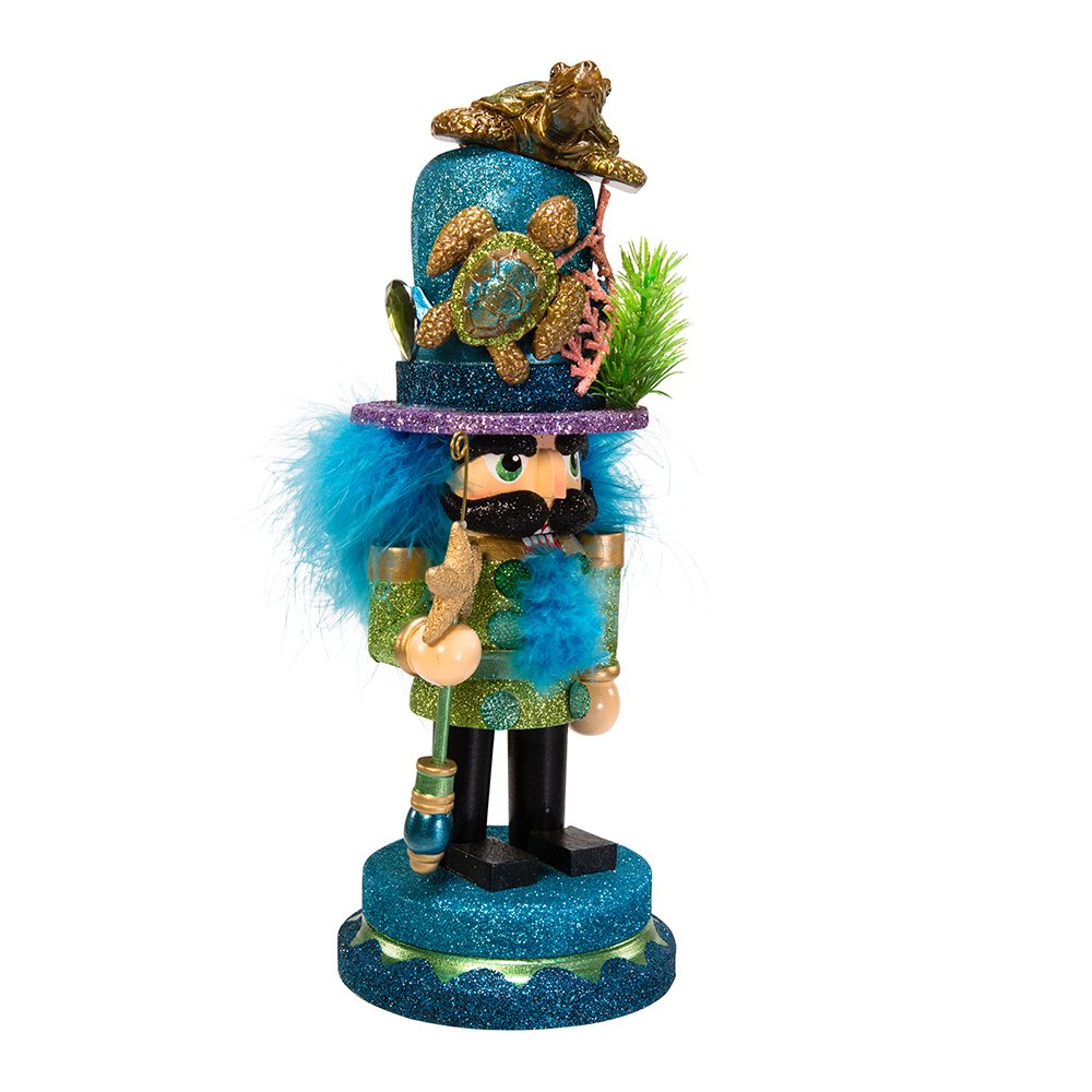 Kurt S. Adler vue avant du nutcracker apportant une touche festive marine