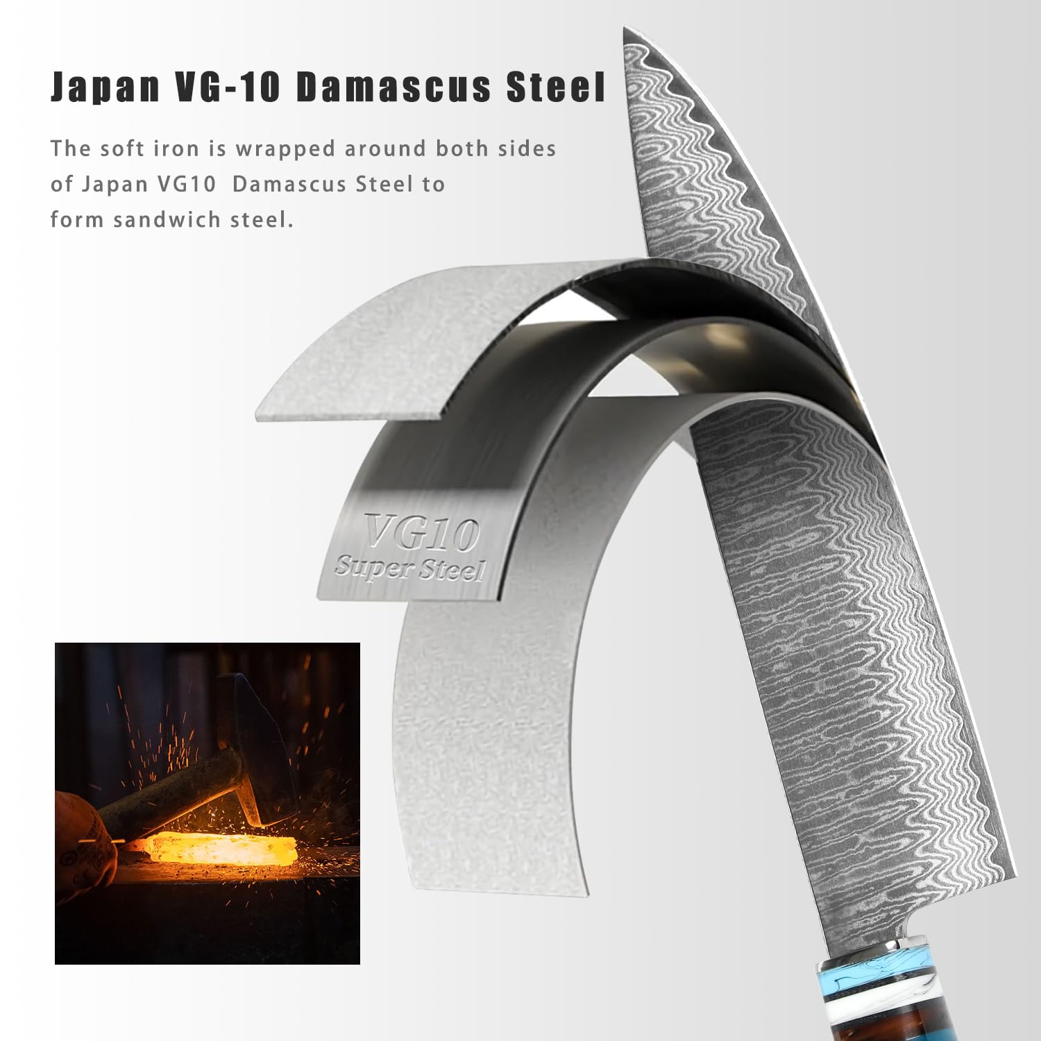 Kuwata manche G10 ergonomique pour prise confortable