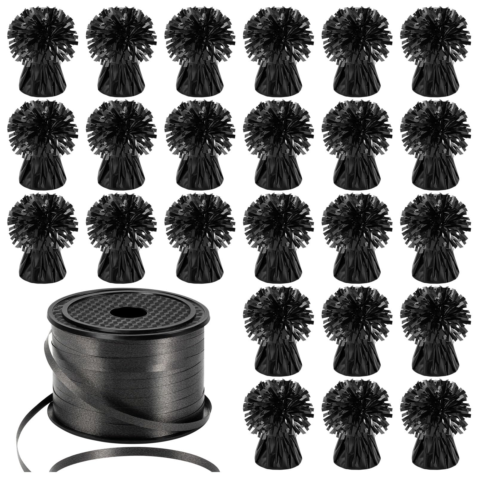 KVCSYAW emballage 24 poids noirs montrant contenu utile