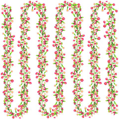 KVCSYAW gros plan sur fleurs marguerite roses montrant texture soyeuse et réalisme