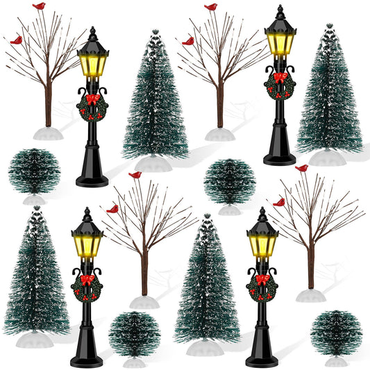 KVCSYAW lampadaire face montrant éclairage et réalisme décoratif