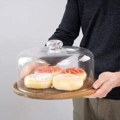 KVMORZE cloche en usage présentant dessert servi et facilité de service