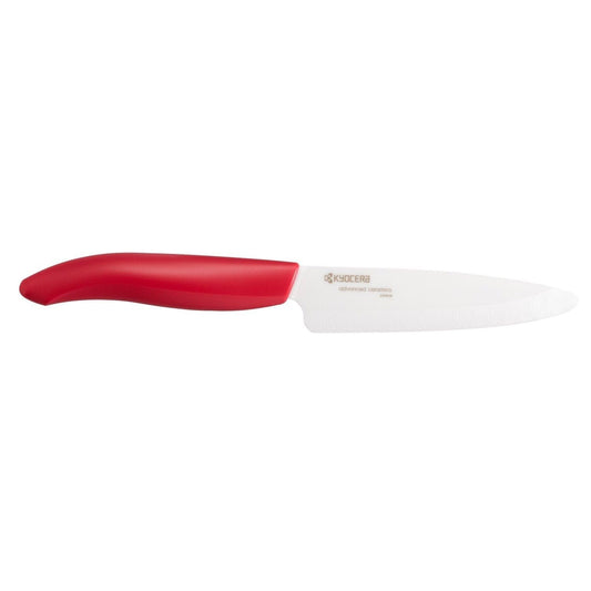 KYOCERA FK110WHRD vue avant manche rouge offrant contrôle ergonomique