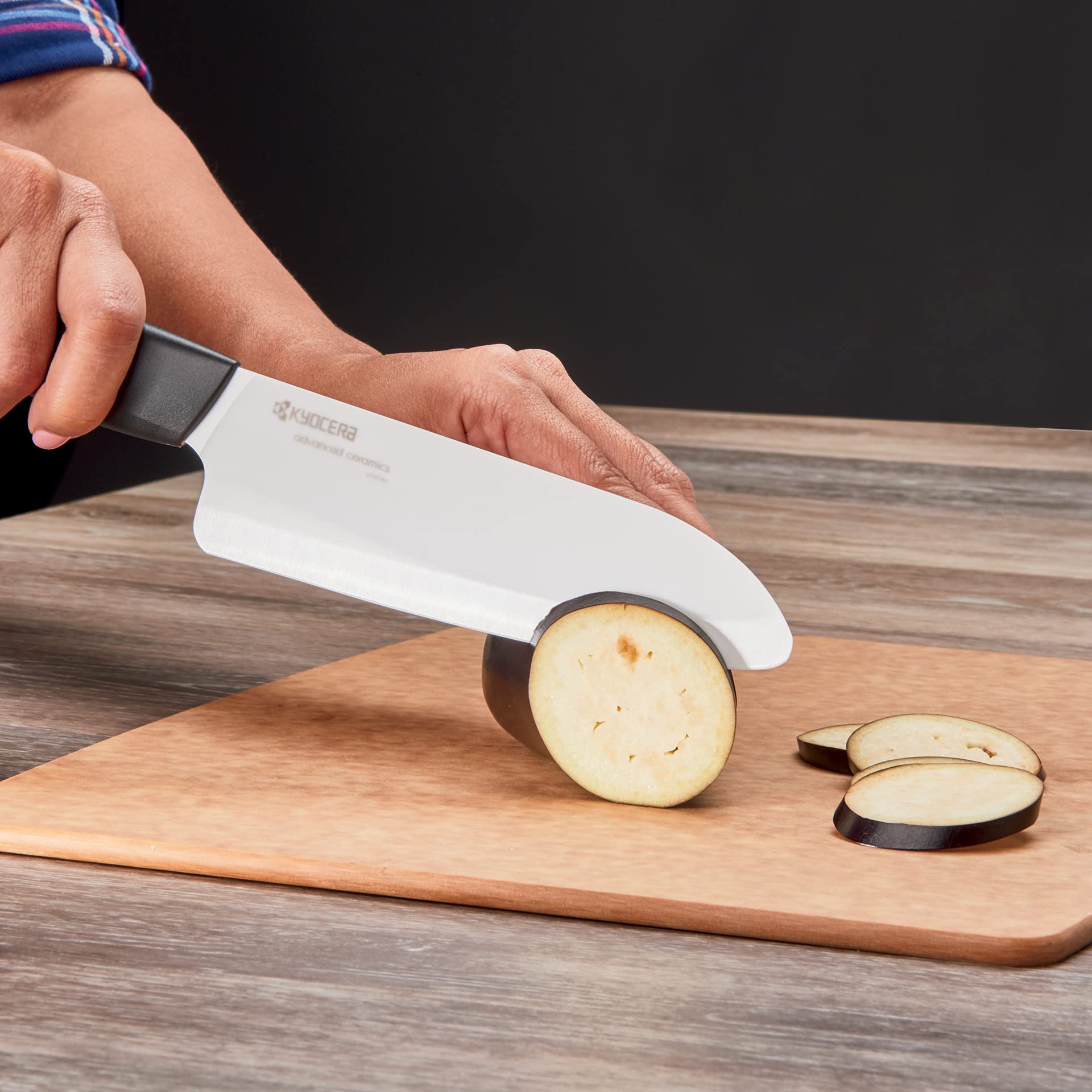 KYOCERA micro-dentelé coupant tomate sans écraser chair pour finitions nettes