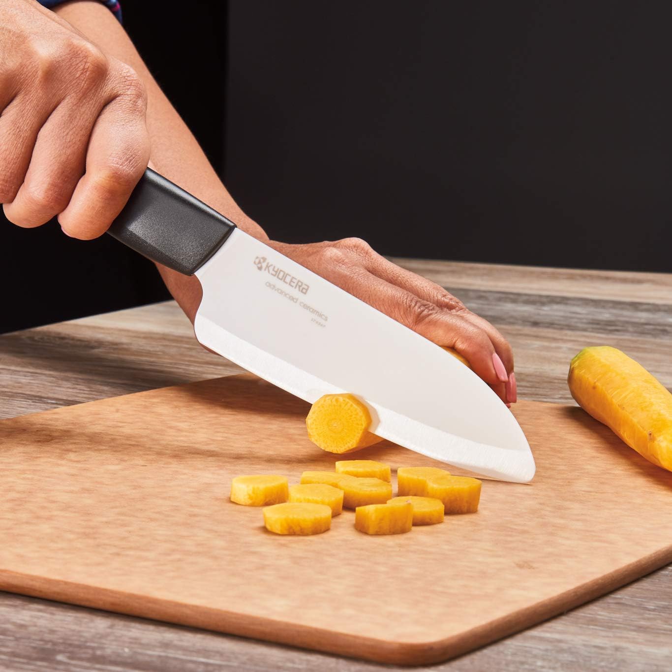 KYOCERA détail du manche ergonomique offrant prise sûre