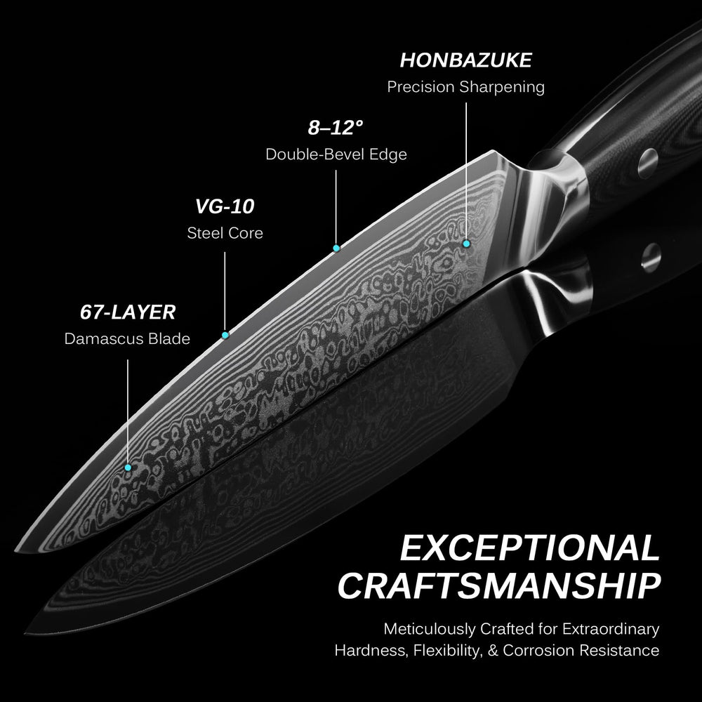KYOKU détail manche G10 ergonomique offrant prise sûre et durabilité