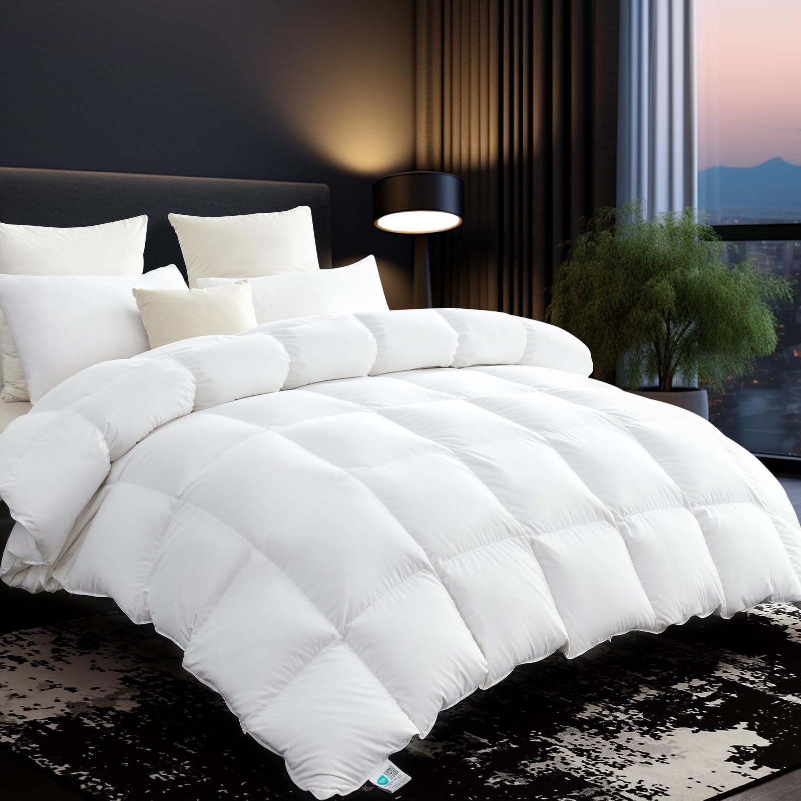 L LOVSOUL couette face recto king montrant finition et confort