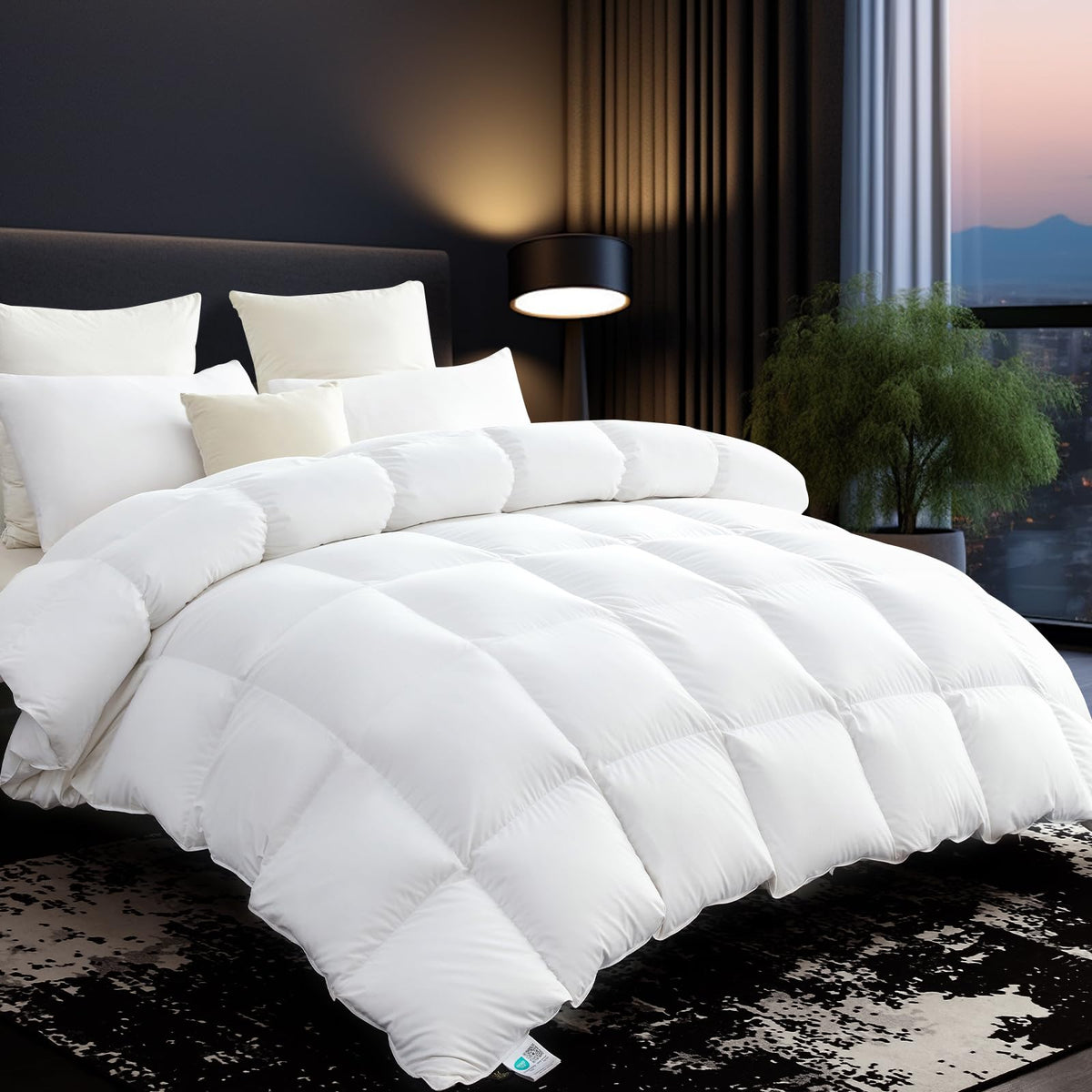 L LOVSOUL couette face recto king montrant finition et confort