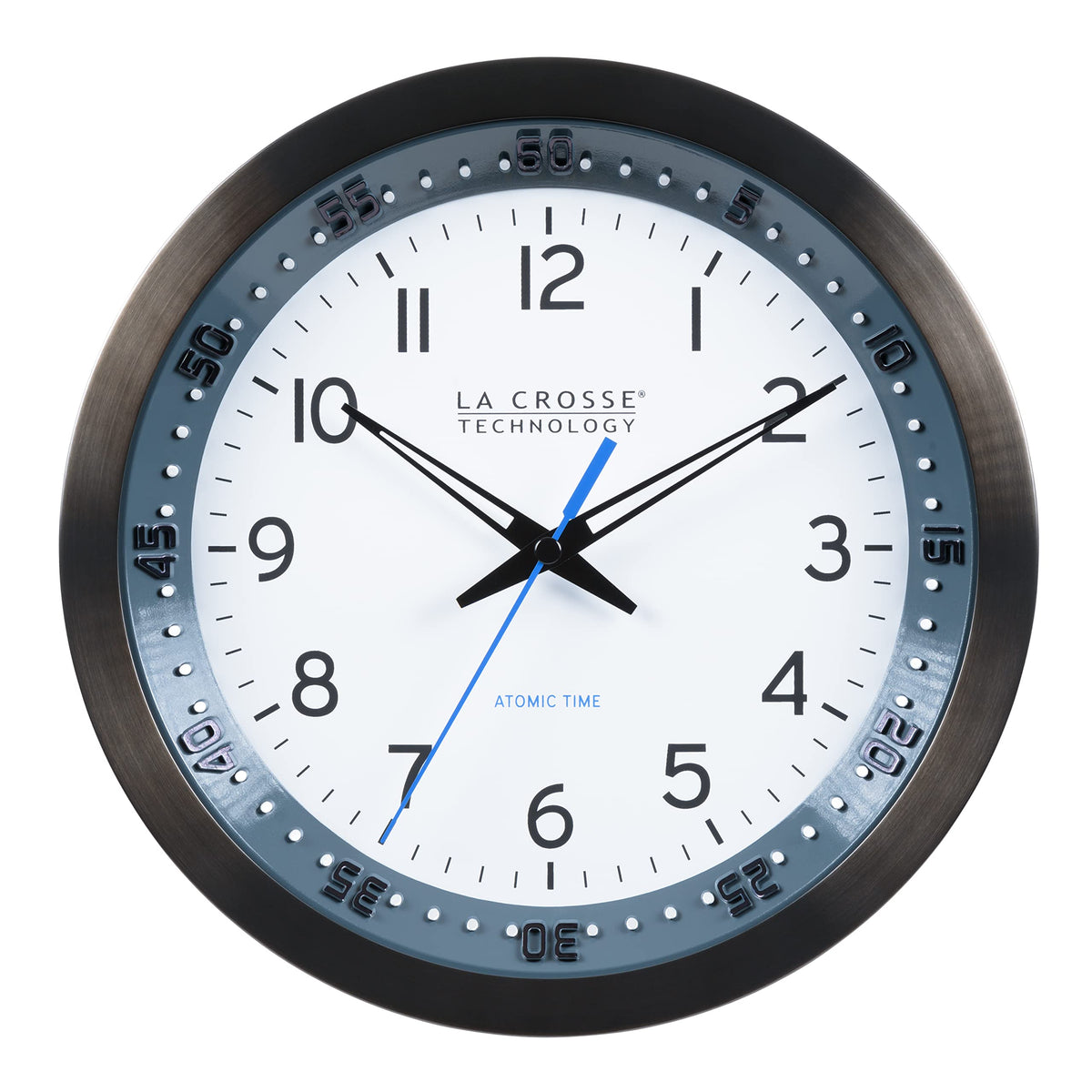 La Crosse Technology horloge murale vue de face lisibilité à distance