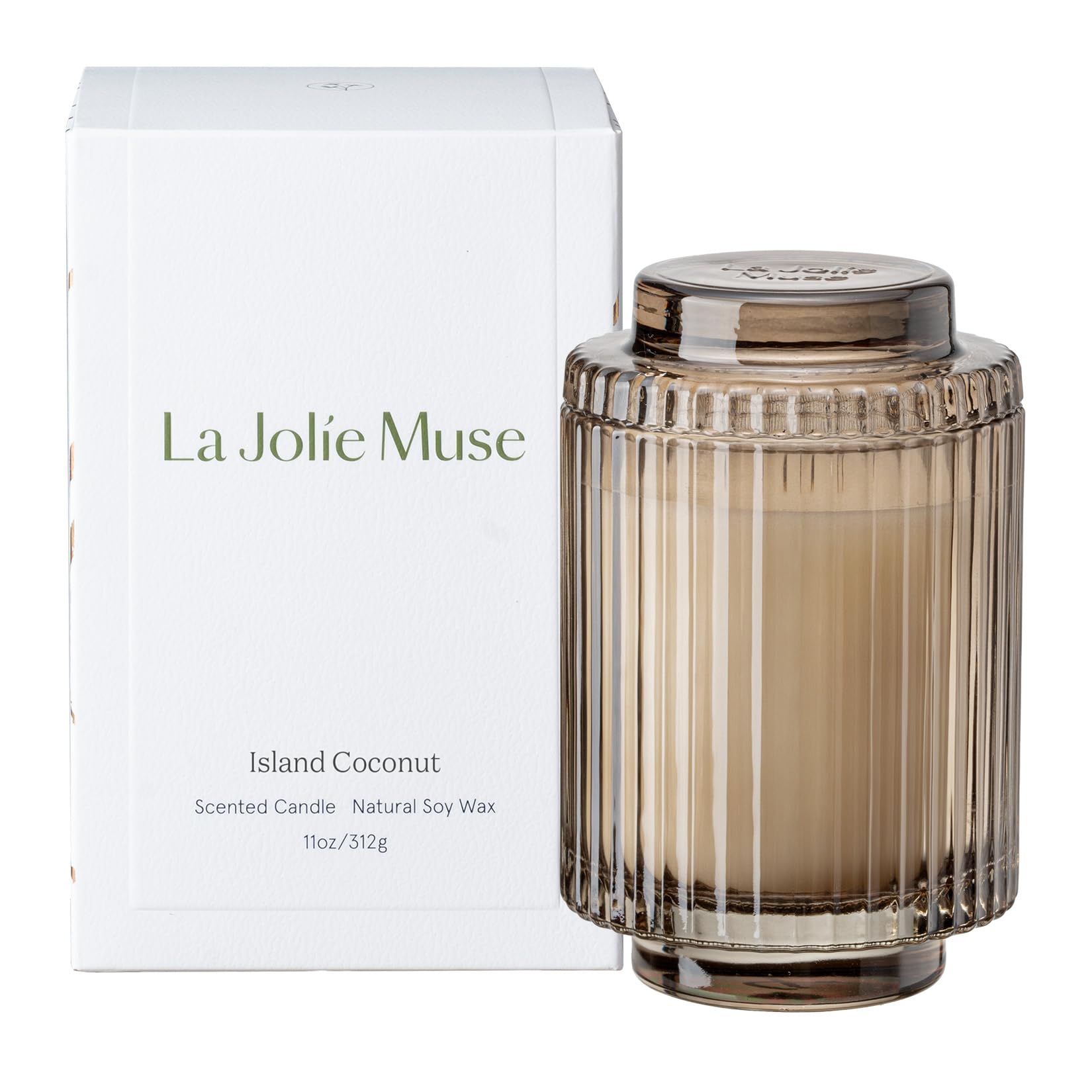 LA JOLIE MUSE pot cannelé face pour décoration élégante