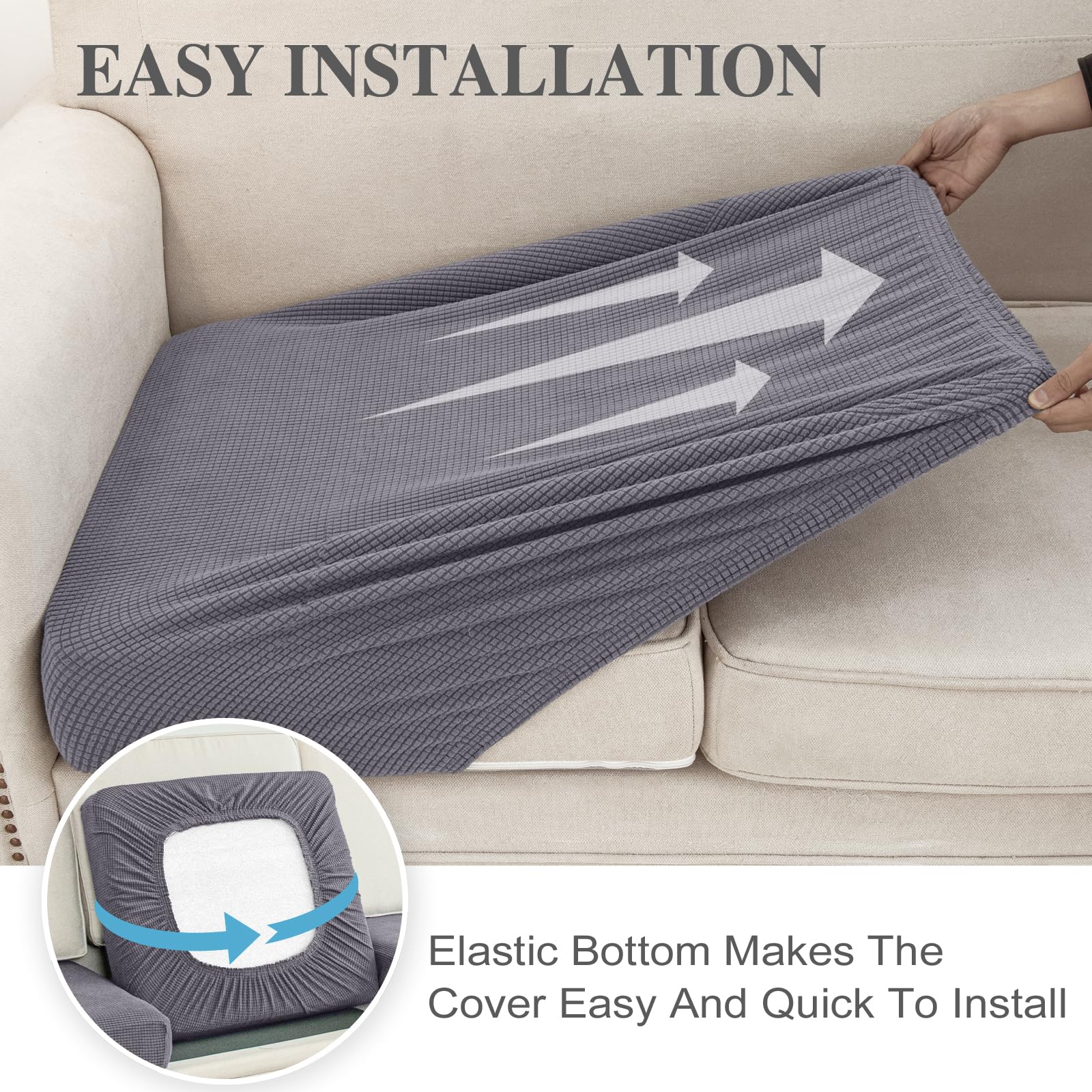 LA MEACK comparaison taille du coussin, aide au choix des dimensions