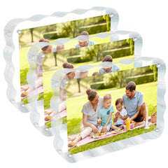 laapee cadre acrylique face montrant photo nette et design flottant