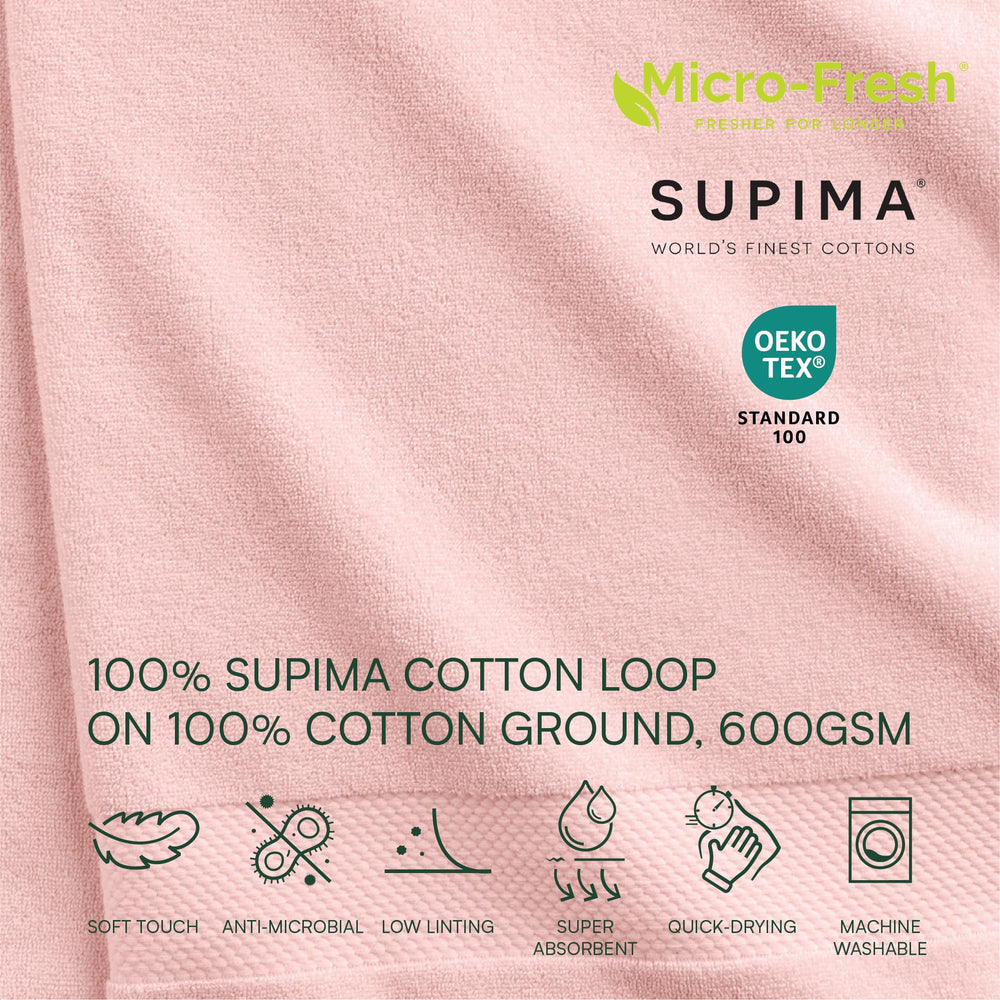 Gros plan des boucles en coton Supima Lacoste pour une absorption optimale