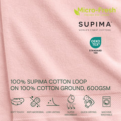 Gros plan des boucles en coton Supima Lacoste pour une absorption optimale