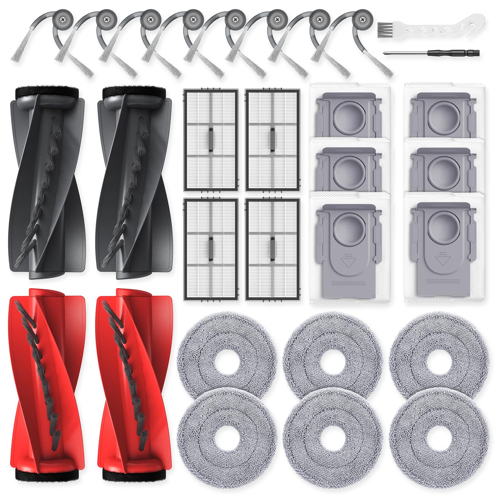 Lacvik packaging avant montrant contenu du kit pour entretien robot, gain de temps