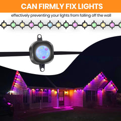 Laegam clip gros plan ruban LED Govee Pro H706 enclenché sans glisser