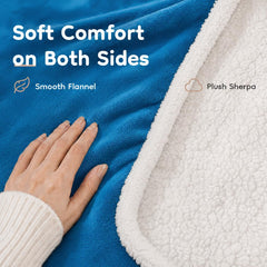 LaffyLo gros plan sherpa moelleux offrant isolation thermique et sensation cocooning
