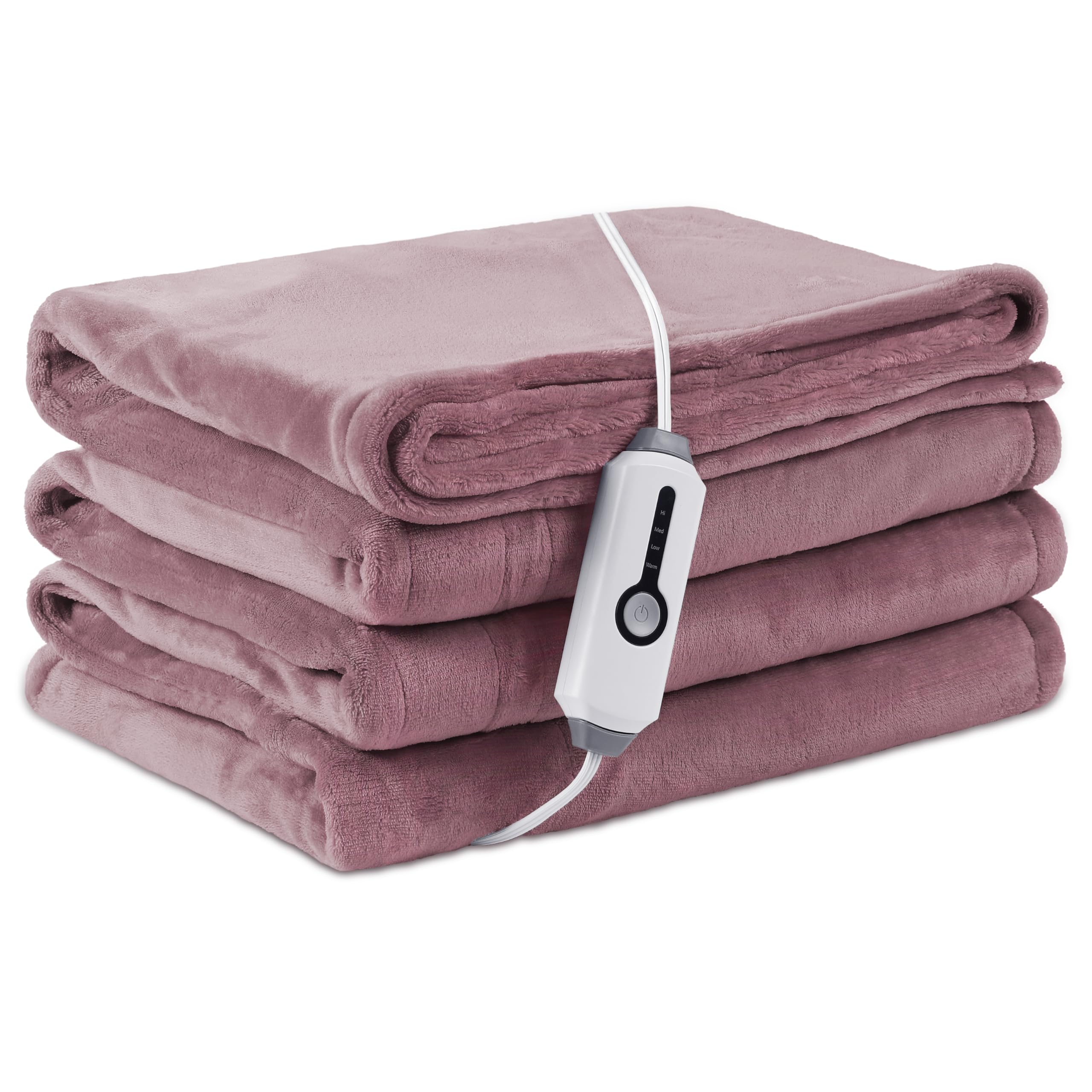 LaffyLo plaid chauffant devant montrant couverture soyeuse et chaleur confortable