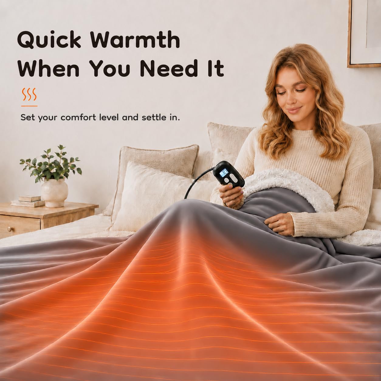 LaffyLo plaid étendu sur un lit taille Full pour couverture complète