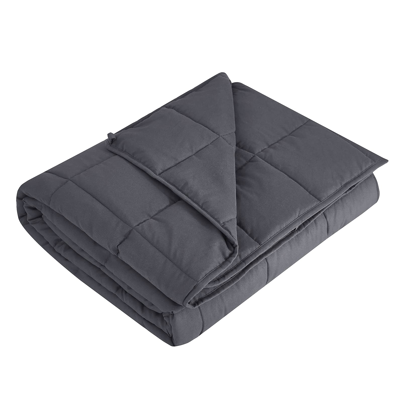 L'AGRATY couverture pondérée face avant montrant design et bordures pour confort
