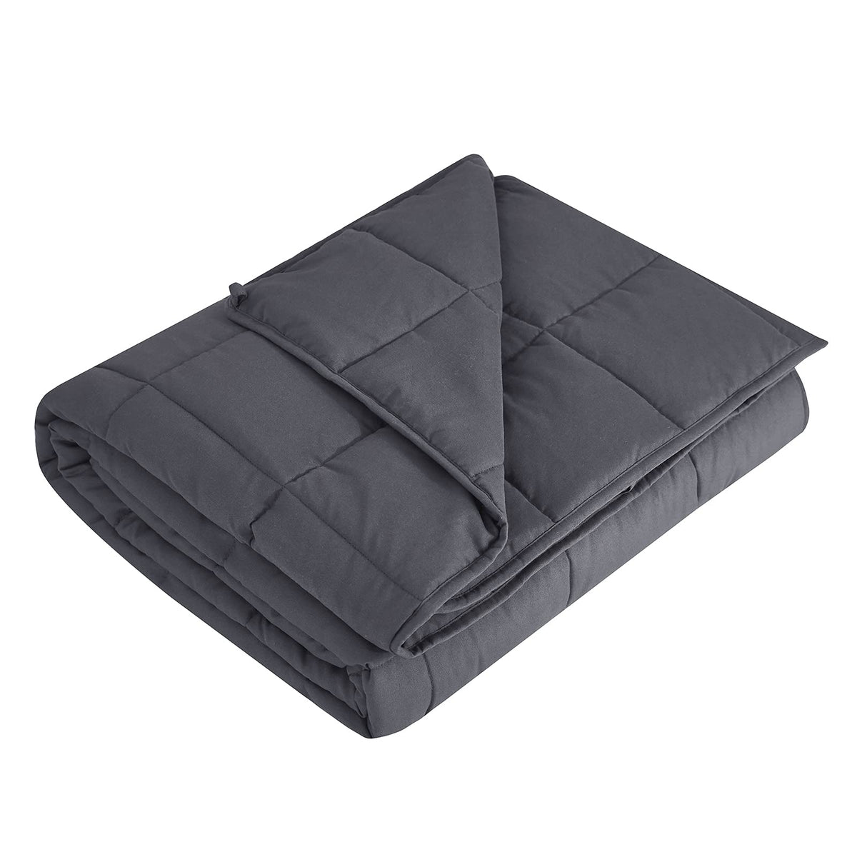 L'AGRATY couverture pondérée face avant montrant design et bordures pour confort