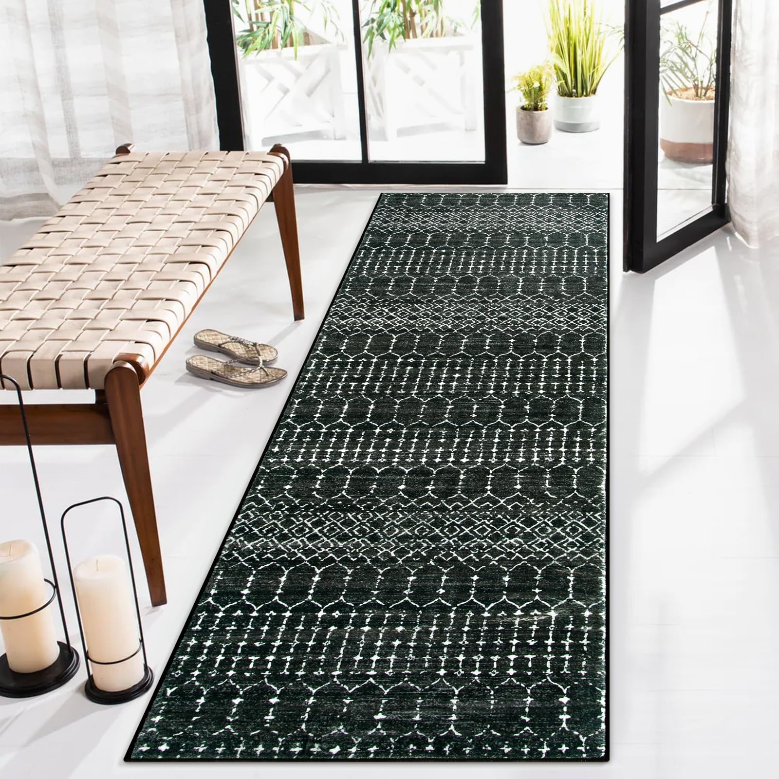 Lahome vue avant du tapis coureur 2x6, design marocain pratique