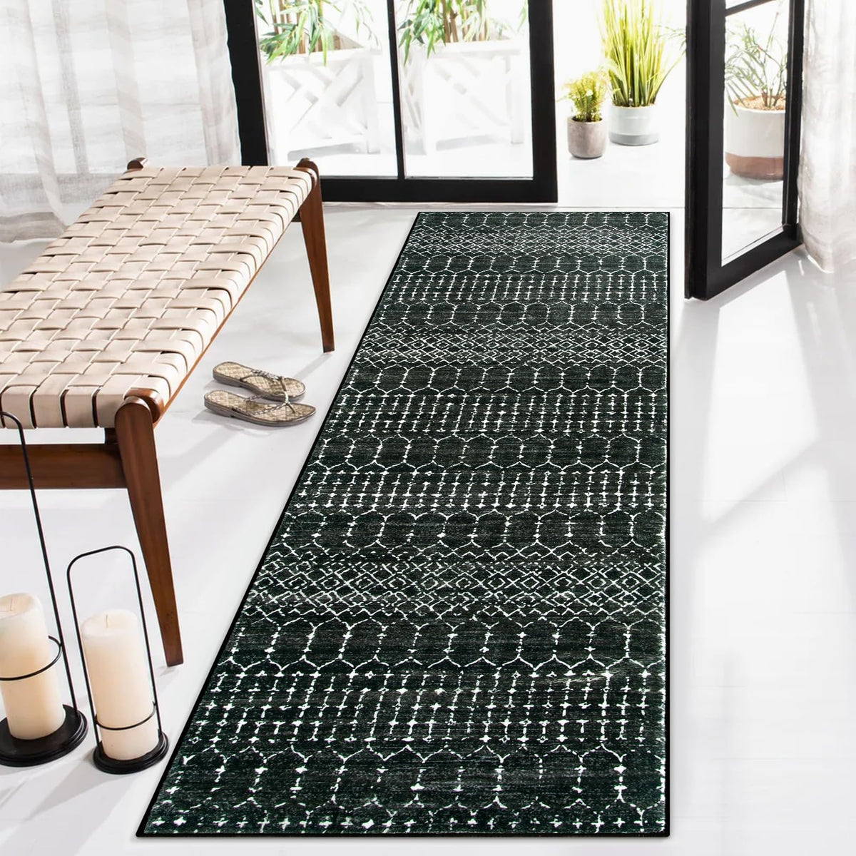Lahome vue avant du tapis coureur 2x6, design marocain pratique