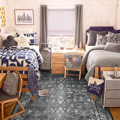 gros plan texture imitation laine du tapis Lahome apportant douceur