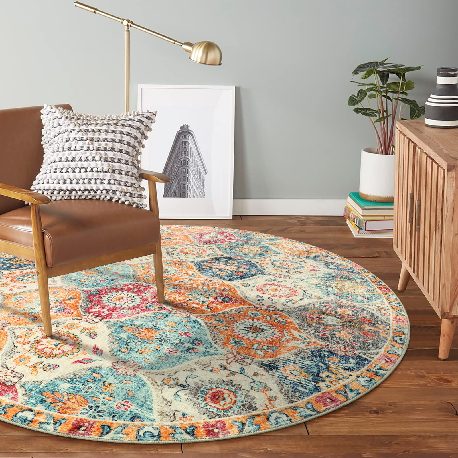 Lahome tapis plié prêt pour machine, facile à laver