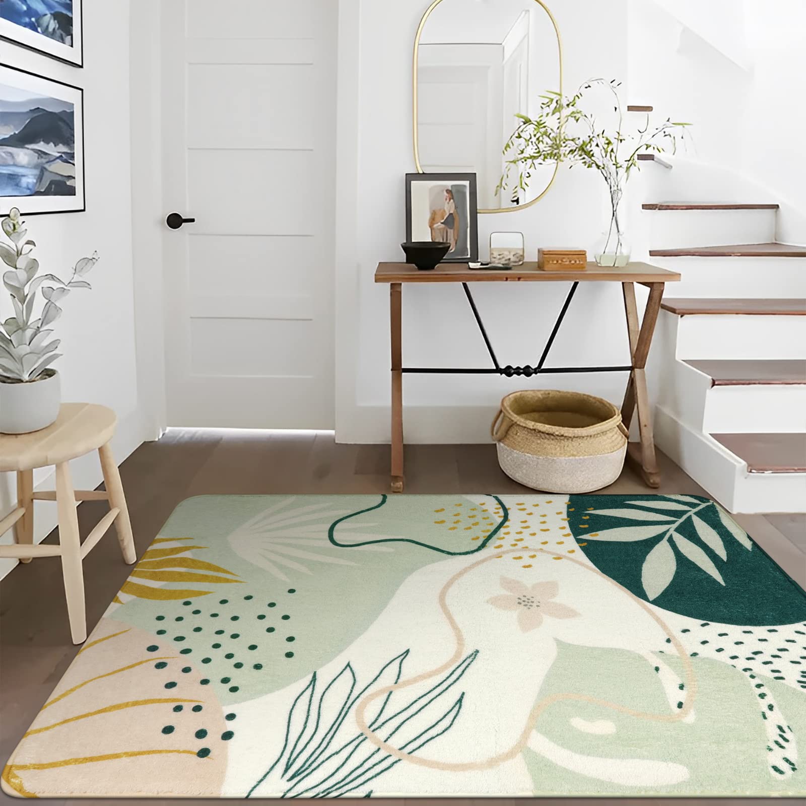 Lahome tapis pliable prêt pour lavage entretien facile