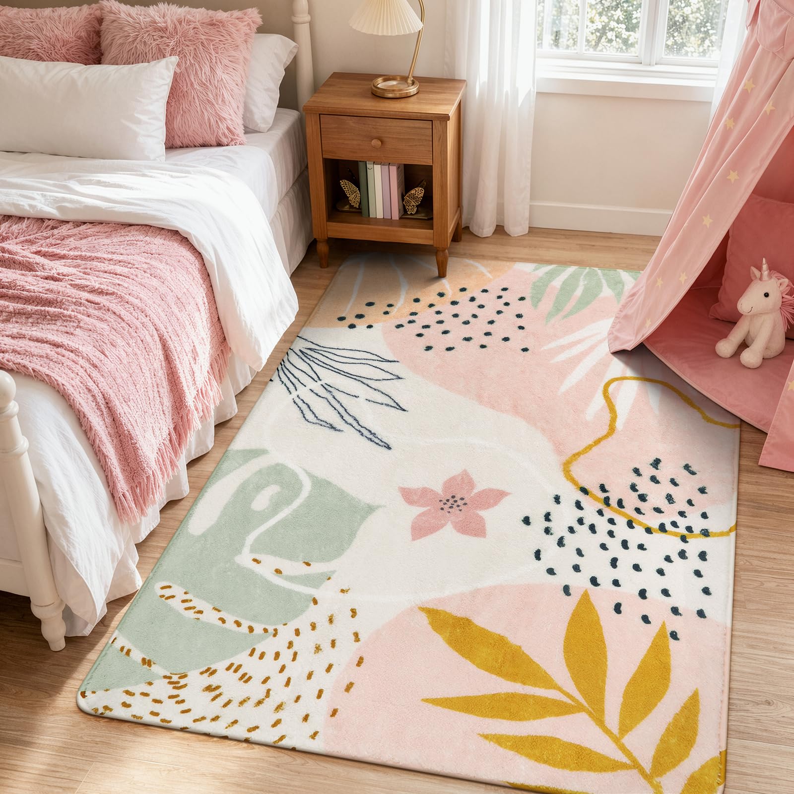 Lahome gros plan texture du tapis, sensation douce pour jouer