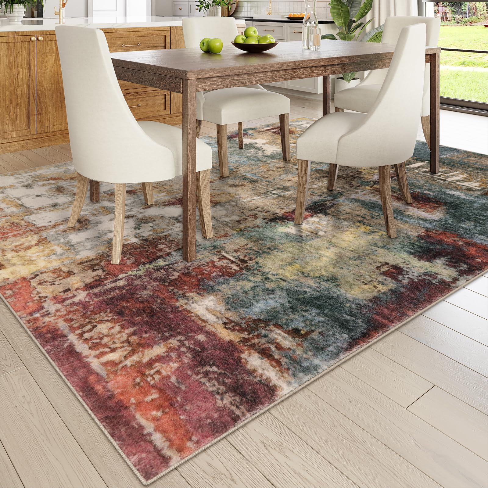 Lahome tapis sous table à manger protégeant le sol et facilitant l'entretien