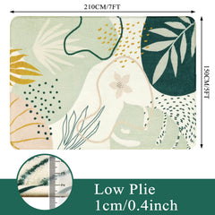 Lahome gros plan motif botanique vert sauge style boho apaisant