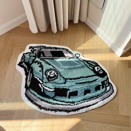 LAKEA tapis voiture face avant montrant la forme sportive et esthétique
