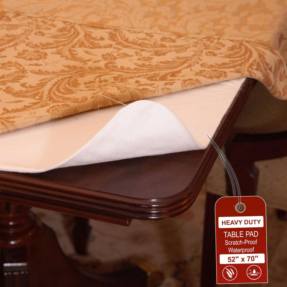 LAMINET vue avant du protège-table 52x70 offrant protection imperméable