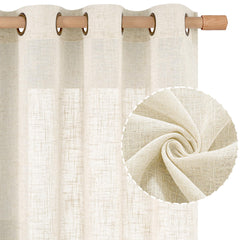 LAMIT rideau devanture ensemble 2 panneaux pour décor élégant
