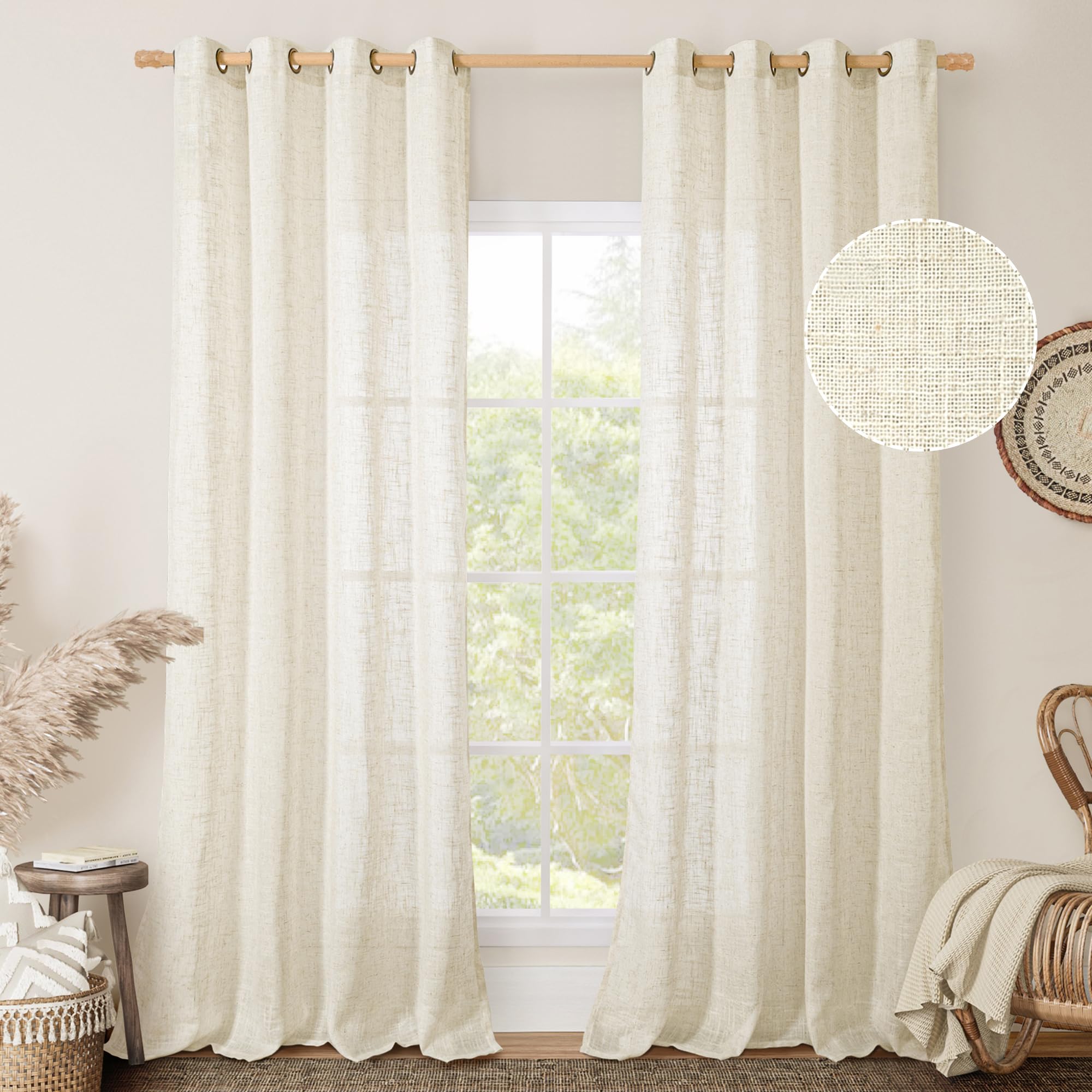 LAMIT texture lin gros plan montrant aspect naturel et chaleur