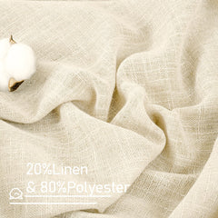 LAMIT gros plan sur texture lin mélange, met en valeur l'aspect naturel