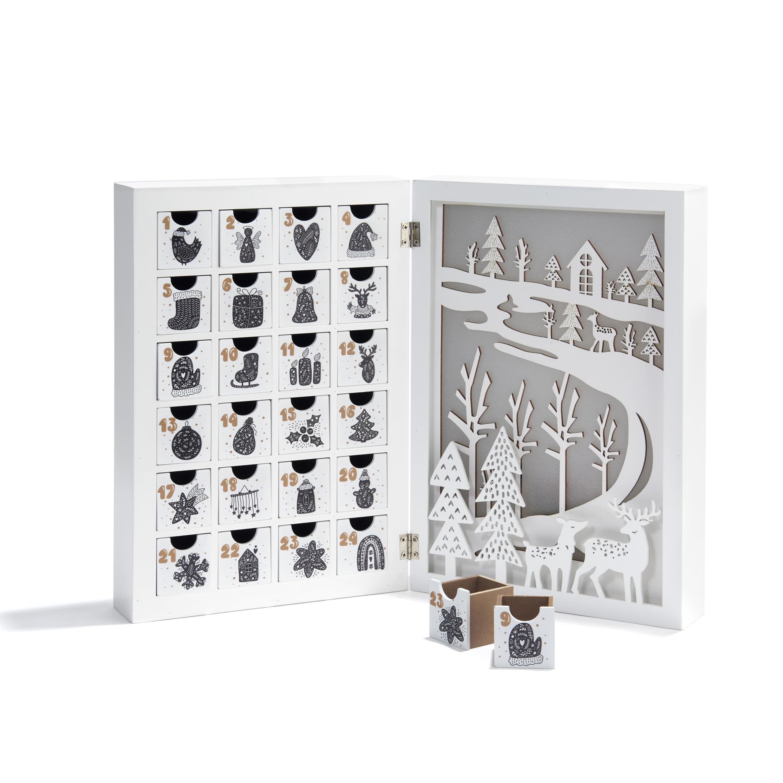 LampLust calendrier éclairé par LED chaudes créant ambiance cosy