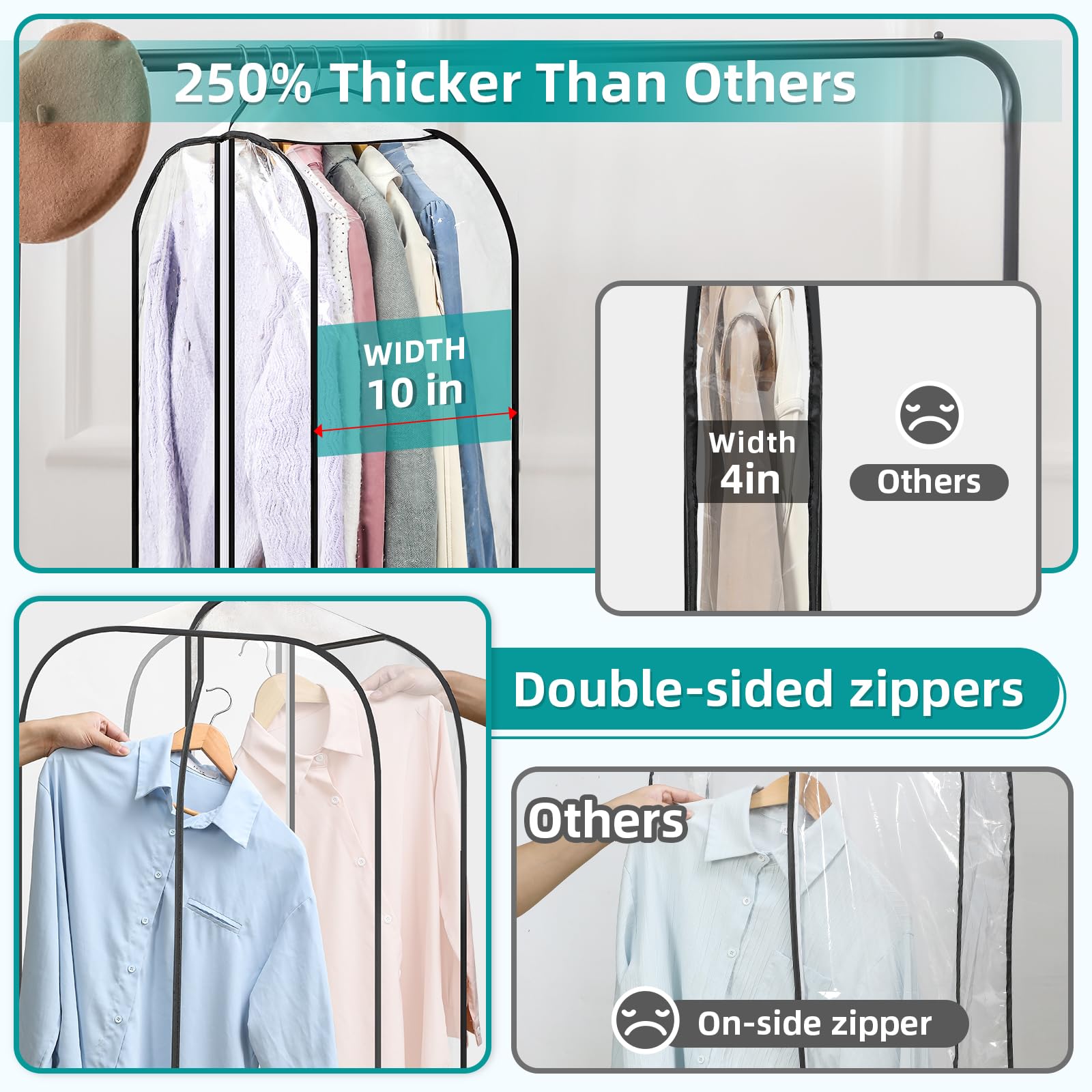 LANDNEOO détail du haut en non-tissé offrant protection anti-poussière