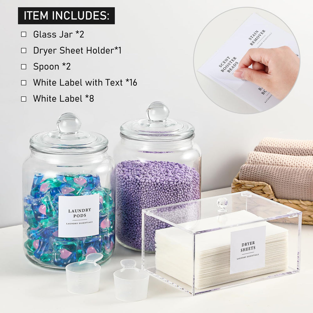 LANDNEOO distributeur acrylique et accessoires pour organisation pratique