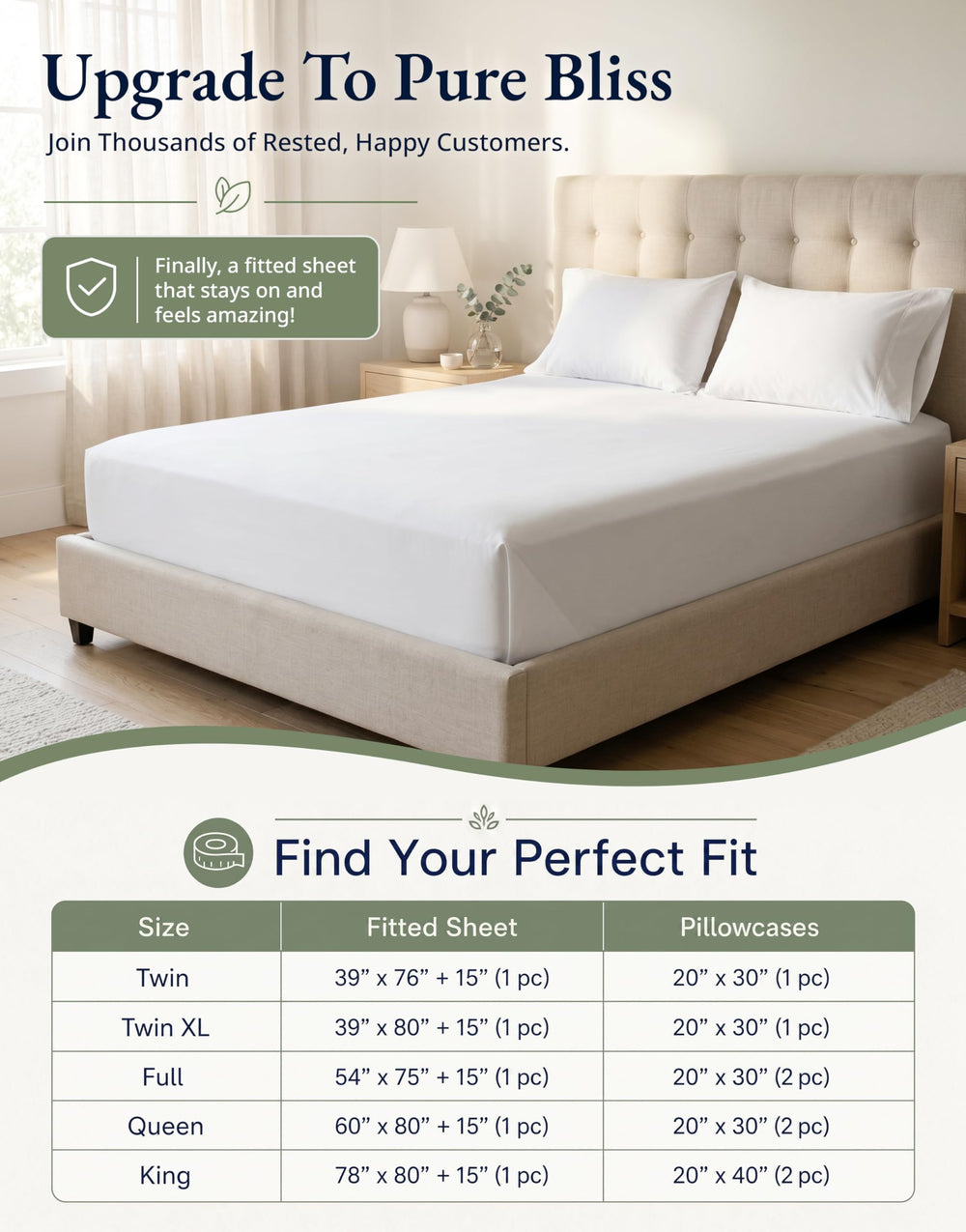 LANE LINEN comparaison taille montrant dimensions twin et échelle