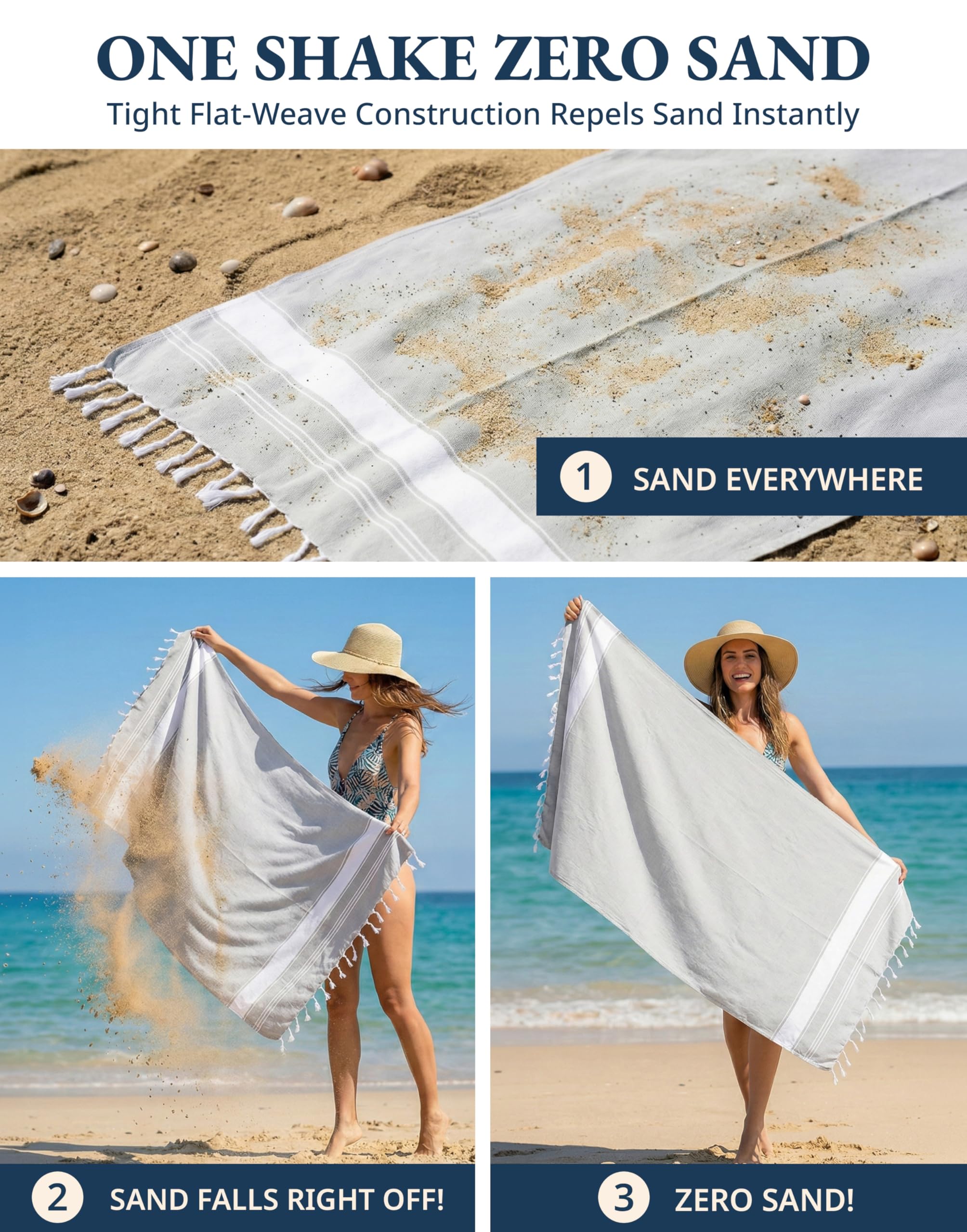 LANE LINEN ourlet renforcé résistant au lavage fréquent