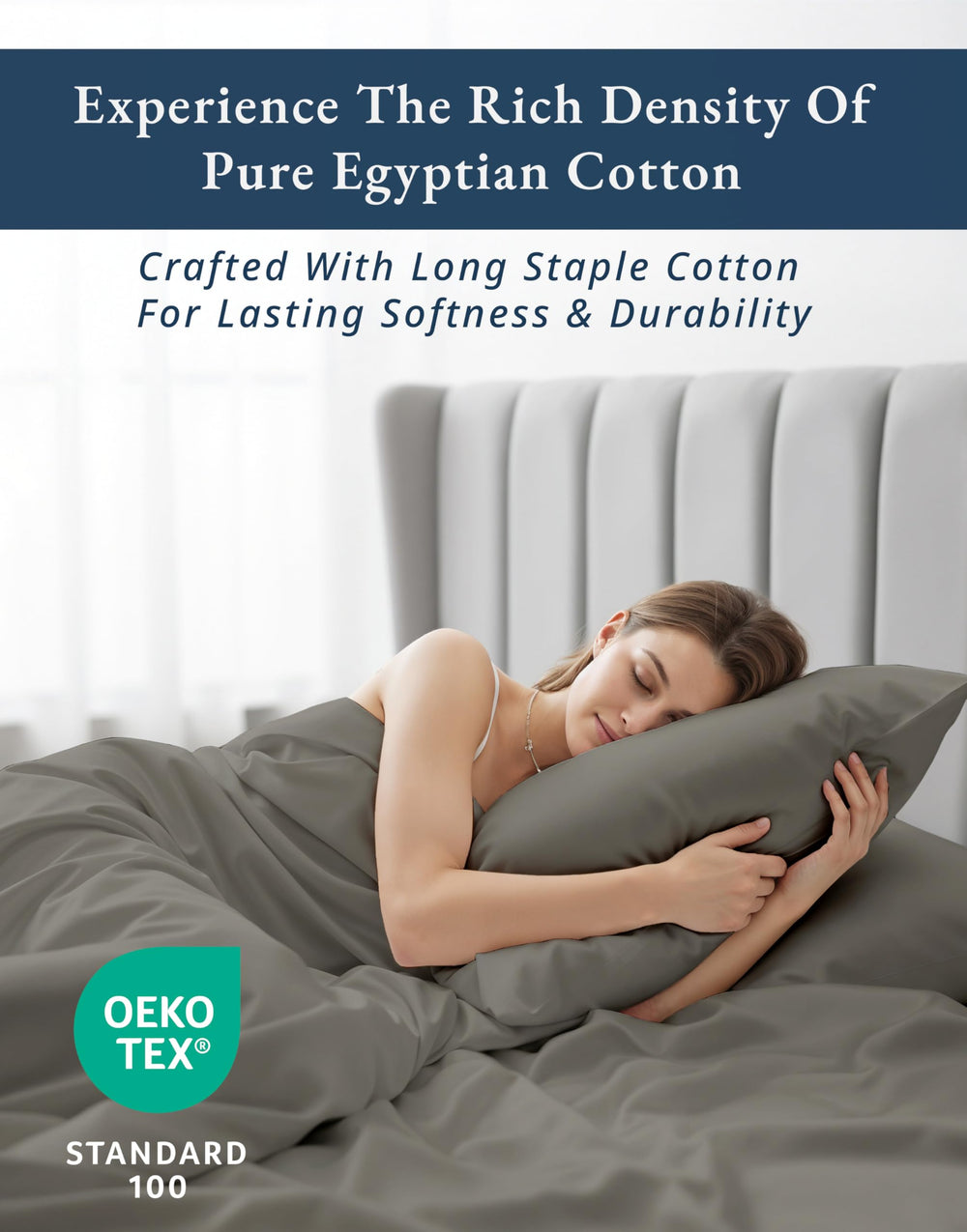 LANE LINEN drap housse à poche profonde maintien sur matelas