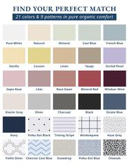 LANE LINEN drap plat étalé sur un lit King, tombé élégant et finition hotel-style