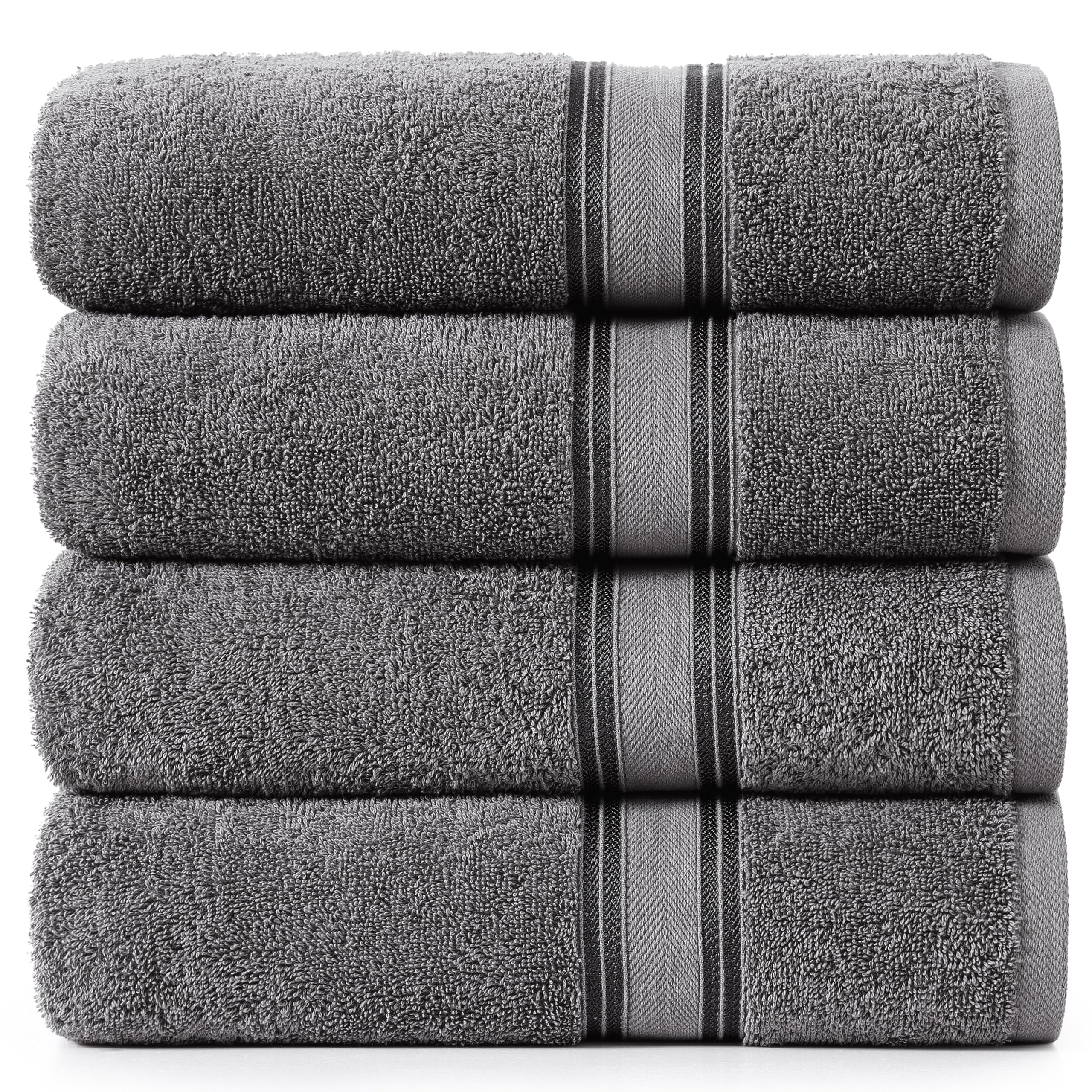 LANE LINEN emballage avant montrant le lot de 4 en gris froid, qualité durable